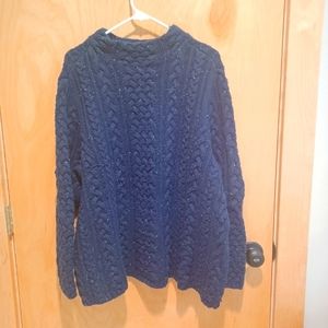 Navy blue Land's End sweater